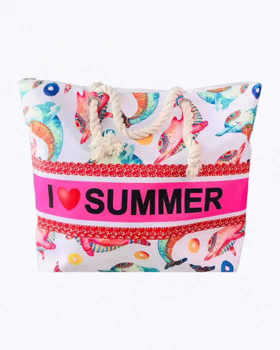 طرح I LOVE SUMMER با دلفین